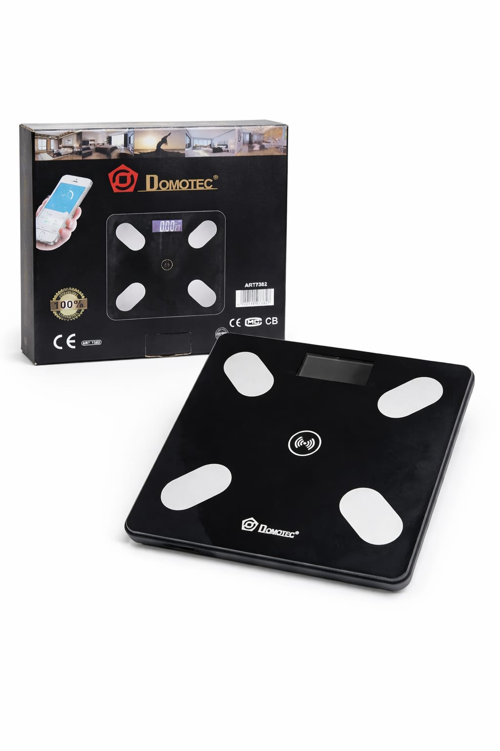 Digitale Feinwaage mit Klappdeckel und Präzisionsanzeige